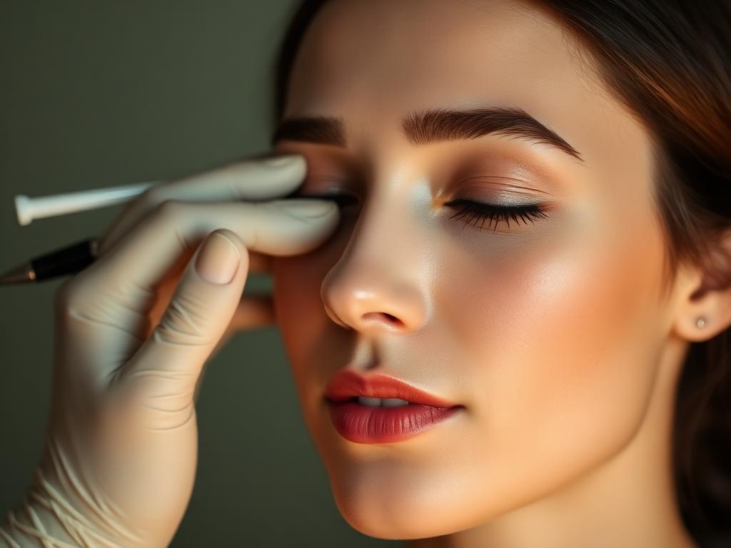 Avaliação de estética facial em paciente com pele iluminada